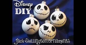 DIY: Jack Skellington Christmas Ornaments! Super Easy To Make! Nightmare Before Christmas Disney