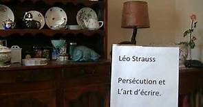 Léo Strauss: Persécution et l'art d'écrire.