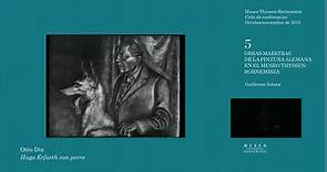 Conferencia sobre la obra de Otto Dix, “Hugo Erfurth con perro”