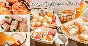 HOW TO MAKE AN AFFORDABLE, AESTHETIC PICNIC / EASY & DELICIOUS PICNIC IDEAS!