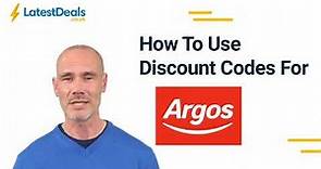 How to Use Argos Discount Code