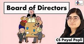 Board of Directors | Meaning of Board of Directors | Who can be Director of Company? | BODs