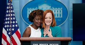 Jen Psaki is leaving the White House, to be replaced by Karine Jean-Pierre