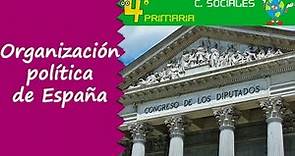 Ciencias Sociales. 4º Primaria. Tema 5. Organización política de España