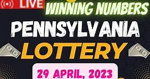 Pennsylvania Evening Lottery Draw Results - 29 Apr, 2023 - Pick 2 - Pick 3 - Pick 4 & 5 - Powerball