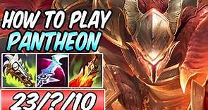HOW TO PLAY PANTHEON GUIDE | Best Build & Runes | Diamond Commentary | League of Legends | Season 11
