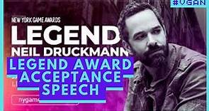 Neil Druckmann Legend Award Speech - New York Game Awards 2024