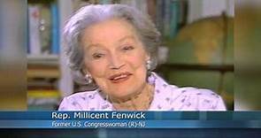 Congresswoman Millicent Fenwick Interview, 1991