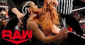Bianca Belair cuts off Becky Lynch’s hair: Raw, March 28, 2022