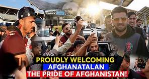 Highlights from AfghanAtalan's Arrival to Kabul | ICC CWC 2023 | ACB