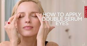 How to Apply Double Serum Eye | Clarins
