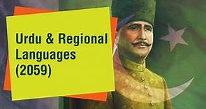 Urdu & Regional Languages