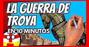 🐎La GUERRA de TROYA en 9 minutos | Resumen, mitos, leyenda, realidad...