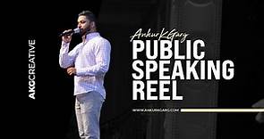 ANKUR K GARG Public Speaking Reel | Mission To Create Impact
