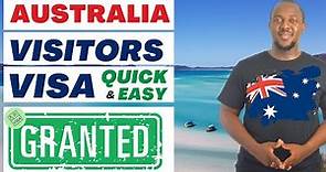 How To Apply For Australia Visitors or Tourist Visa Subclass 600 - The Easy Step-By-Step Process