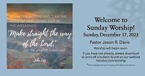 Welcome to Alternative Worship Service on December 17, 2023 @ Holy Trinity Lutheran Church