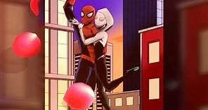 Spider-Man (Peter Parker) x Spider-Woman (Gwen Stacey) by Bergsteinn Símonsson