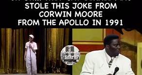 Aww man they are accusing Bernie Mac of stealing this joke that was performed on Corwin Moore on the Apollo in 1991 and Bernie used it on the Kings of Comedy 😱 #berniemac #corwinmoore #kingsofcomedy #realonesknow | Real Ones Know Media
