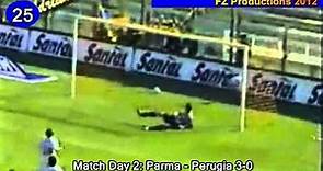 Adriano Leite Ribeiro - 77 goals in Serie A (part 1/2): 1-39 (Inter, Fiorentina, Parma 2001-2004)