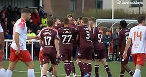 Frankie Kent sends Hearts into the next round of the Scottish Cup