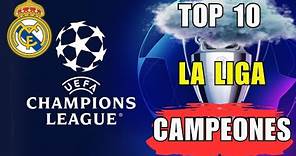 Ranking de los 10 clubes finalistas de la Liga de Campeones más grandes de todos los tempos