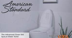 The Advanced Clean 100 SpaLet Bidet Toilet by American Standard