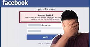 How To Recover a Disabled Facebook Account / Profile