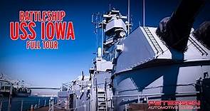 USS IOWA FULL TOUR | Naval Battleship Legend