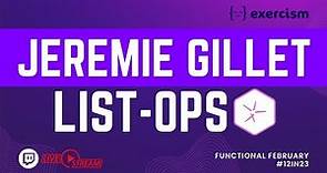 Jeremie Gillet solves List Ops on the Gleam language track!