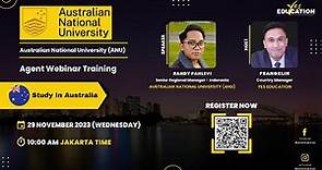 Australian National University - Yes Education Agent Webinar Training