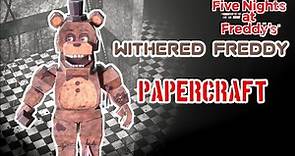Withered Freddy Fnaf 2 Papercraft by JakovDrawzz | Stop Motion Video