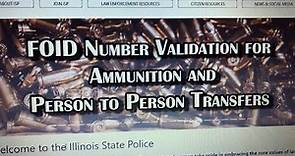 Person To Person Firearm Transfer Update for Illinois and Other Changes to the Law.