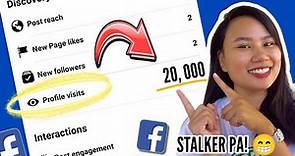 How to see profile visits on facebook? | NEW UPDATE | Daming STALKERS 🤫😁
