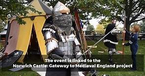 Watch as knights descend upon... - Norwich Evening News