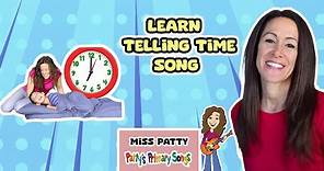 Learn to Tell Time for Children |What Time is It (Official Video)Learn to read a Clock |Patty shukla