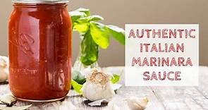 Authentic Italian Marinara Sauce Recipe