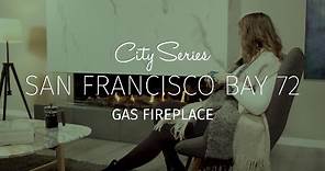 San Francisco Bay 72 Inch Modern Gas Fireplace by Regency