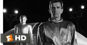 The Day the Earth Stood Still (4/5) Movie CLIP - Klaatu's Speech (1951) HD