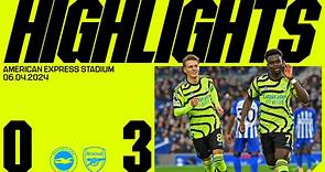 HIGHLIGHTS | Brighton & Hove Albion vs Arsenal (0-3) | Saka, Havertz & Trossard seal key victory!