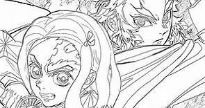 Dibujos de Kimetsu no Yaiba | Demon Slayer Página para colorear, descargar e imprimir