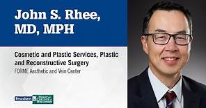Dr. John Rhee, facial plastic surgeon, otolaryngologist