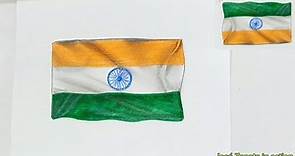 Cómo dibujar la bandera nacional de la india | How to draw the flag of India