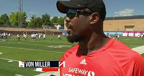 Von Miller hosts annual youth football camp