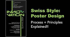 Swiss Style: Poster Design (Process + Principles Explained)
