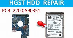 HGST HTS721010A9E630 HTS545050A7E380 HTS545050A7E680 220 0A90351 repair data recovery