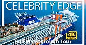 Celebrity Edge | Full Walkthrough Ship Tour & Review | Ultra HD | 2023 New | Celebrity Cruise Lines