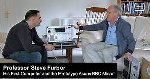 Steve Furber - His First Computer and the Prototype Acorn BBC Micro!