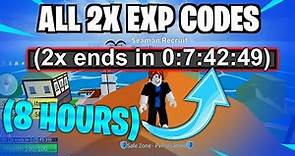 ALL NEW *EXP CODES* in Blox Fruits! All Double Experience Codes for Blox Fruits in Roblox!
