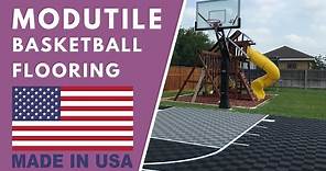 ModuTile Outdoor Basketball Court