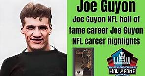 Joe Guyon NFL hall of fame career | Joe Guyon NFL career highlights